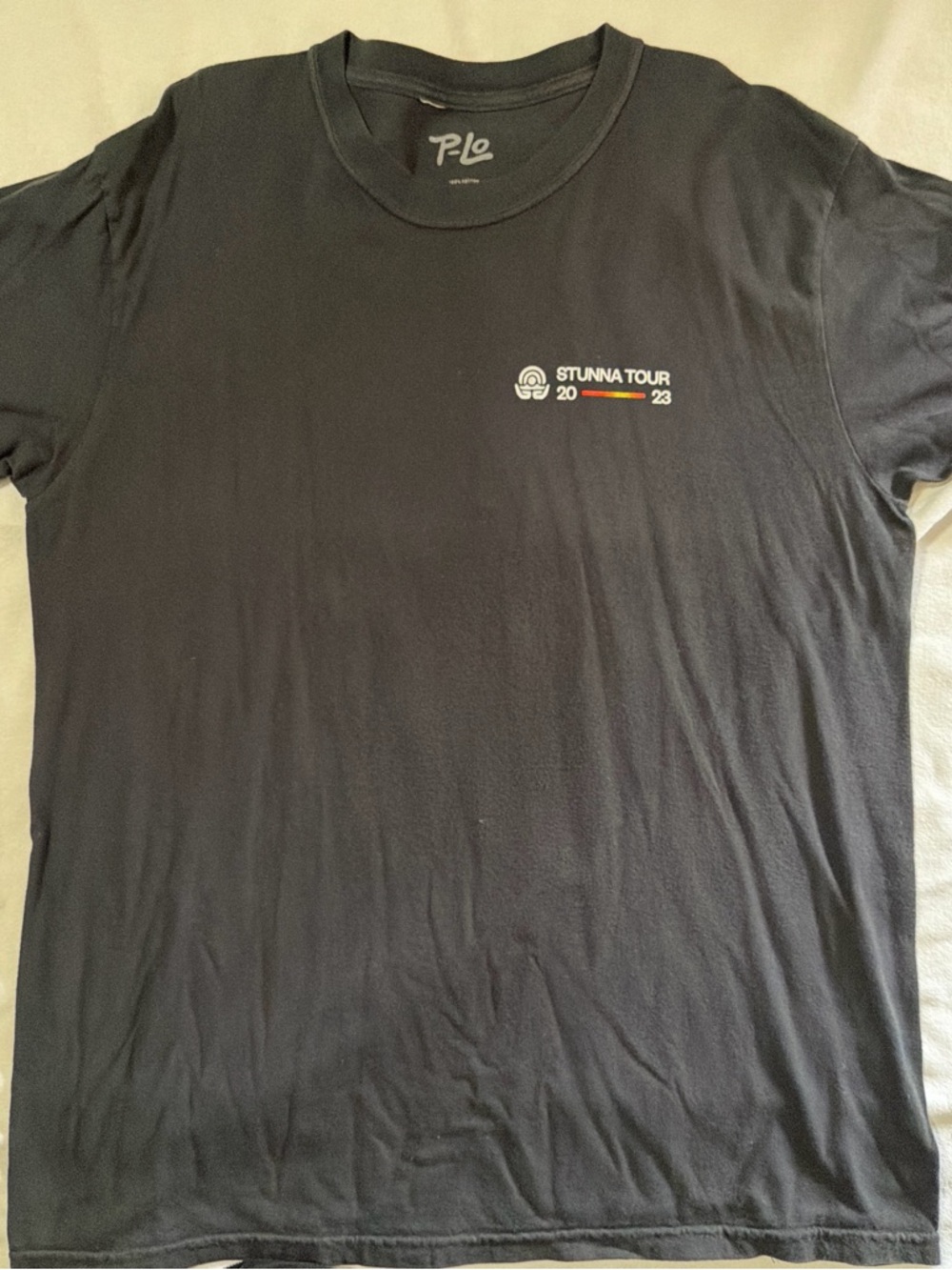 P-Lo Black "Stunna Tour 2023" Graphic T-Shirt
